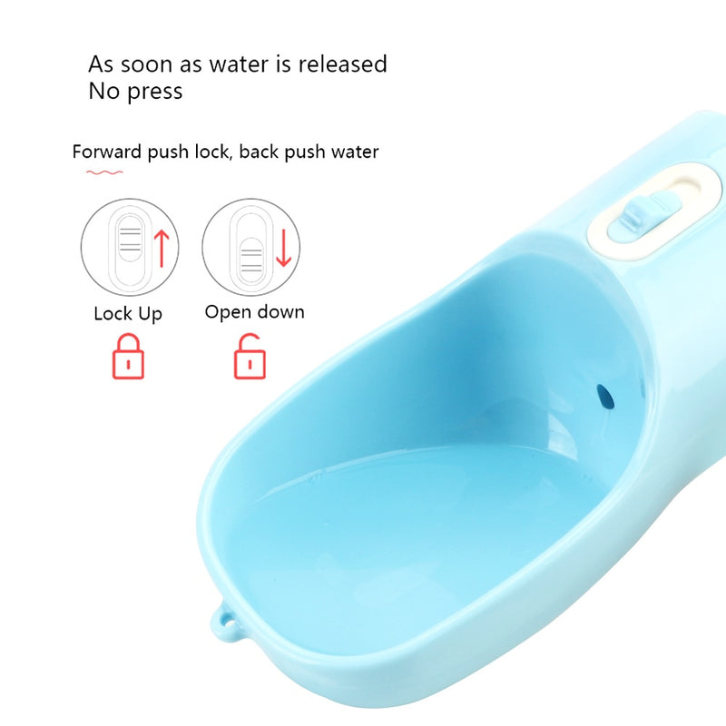 Portable Pet Water Dispenser Feeder Dog Water Bottle Cat Drinking Bowl for Large Small Dog Cat Travel Puppy Walking Pet Product